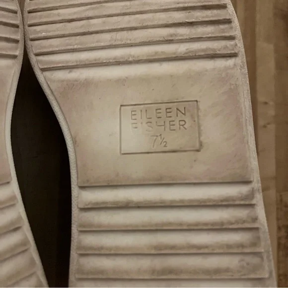 Eileen Fisher Dark Gray Stretch Fit Slip On Sneakers Shoes Size 7.5 - Picture 7 of 10